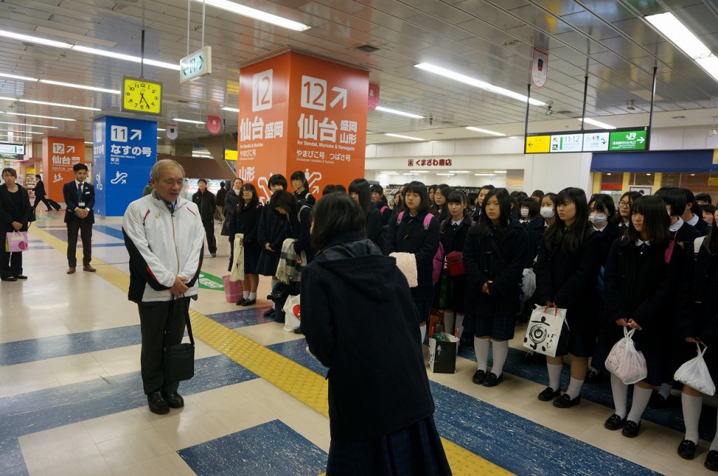 修学旅行委員長 代表挨拶 「充実した5日間でした」