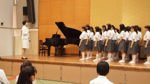 校長からの大会参加の生徒へのエール