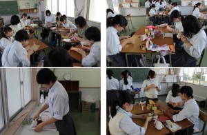 第1学年準備の様子