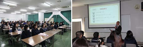 入試説明会の様子